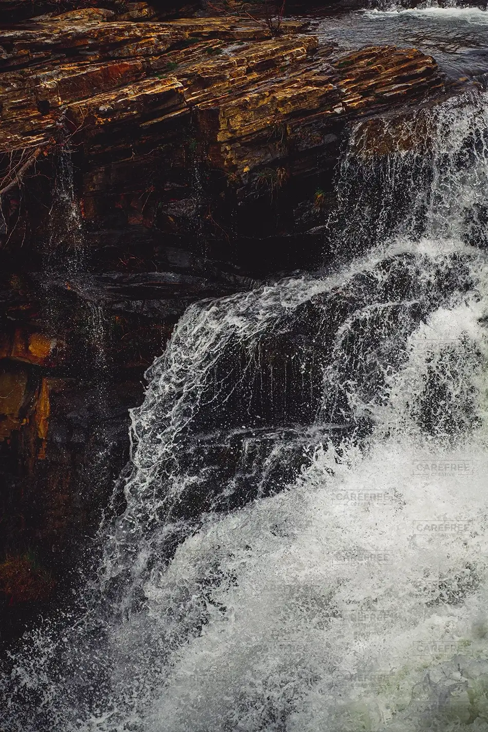 Little River Canyon National Preserve Cascading Waters Portrait, Fort Payne, Alabama · United States