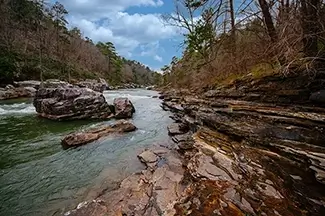 Little River Canyon National Preserve Majestic Riverside Ledge, Fort Payne, Alabama