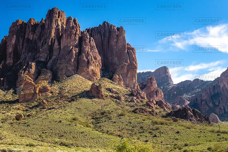 Lost Dutchman State Park Rugged Desert Cliffs, Apache Junction, Arizona · United States