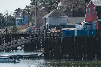 Mackerel Cove Waterside Hustle, Bailey Island, Maine