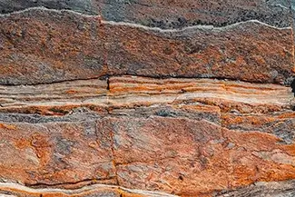Mackerel Cove Rustic Sediment Layers, Bailey Island, Maine