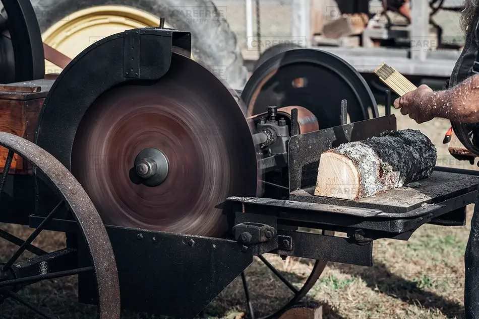 Fryeburg Fair Historic Wood Cutting Equipment, Fryeburg, Maine · United States