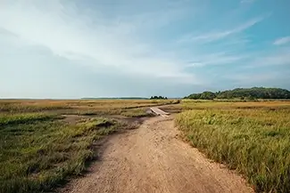 Mass Audubon Wellfleet Sanctuary Open Sky over Marsh, South Wellfleet, Massachusetts