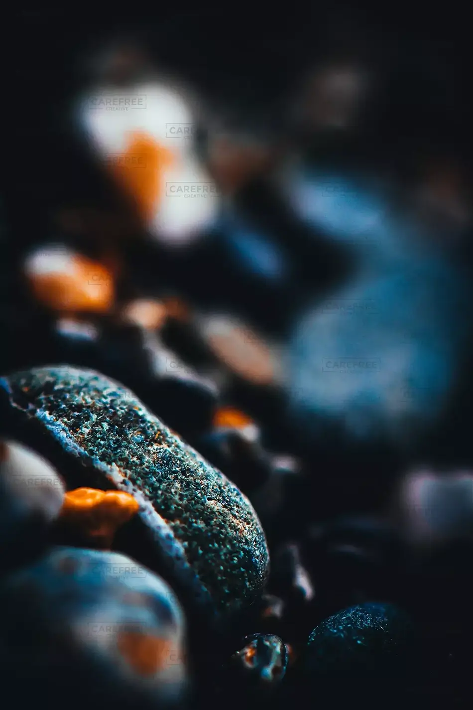 McVay Rock State Recreation Site Pebble Texture Close-Up, Brookings, Oregon · United States