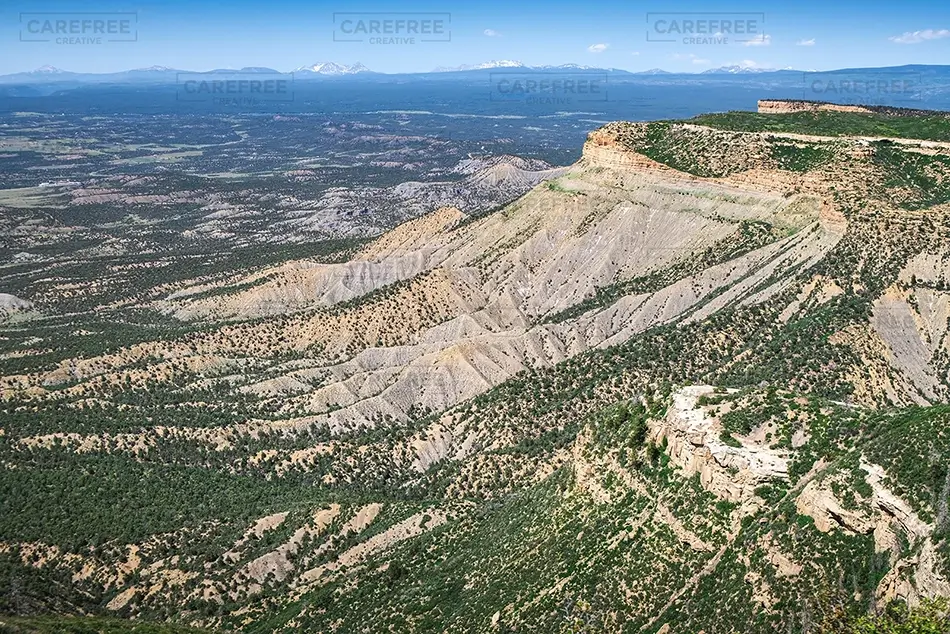 Mesa Verde National Park Scenic Mountain Landscape, Cortez, Colorado · United States
