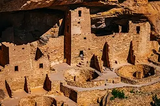 Mesa Verde National Park Ancient Cliff Dwelling Ruins, Cortez, Colorado