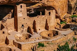 Mesa Verde National Park Ancient Cliff Dwellings Ruins, Cortez, Colorado