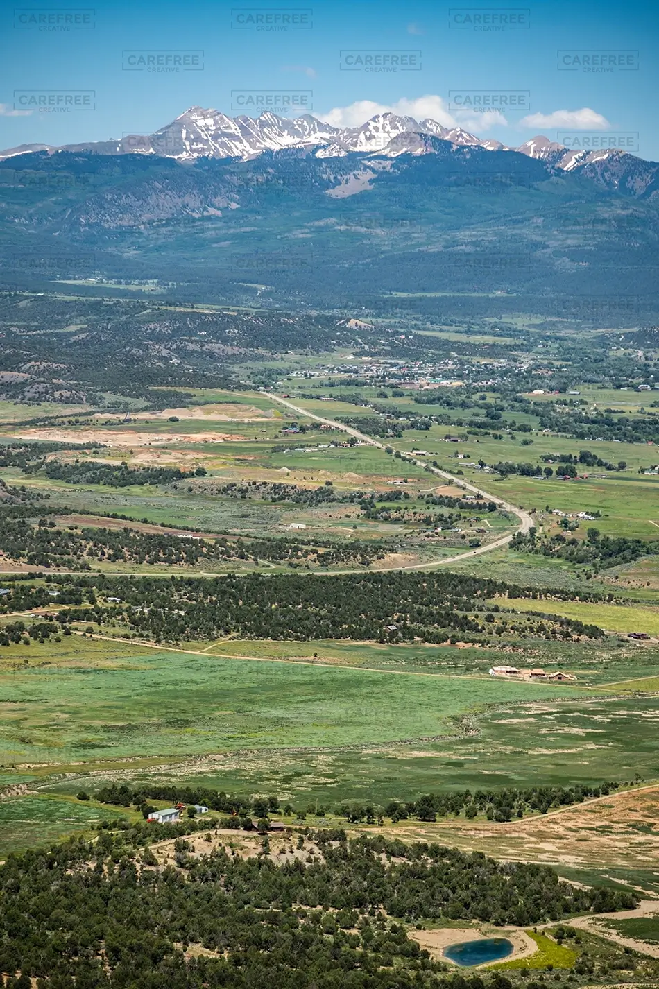 Mesa Verde National Park Aerial Mountain View, Cortez, Colorado · United States