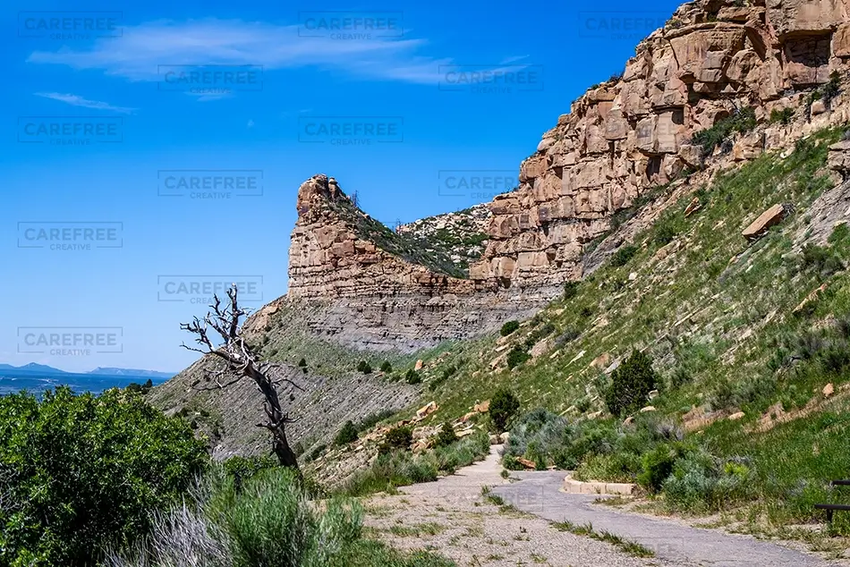 Mesa Verde National Park Scenic Rocky Landscape, Cortez, Colorado · United States