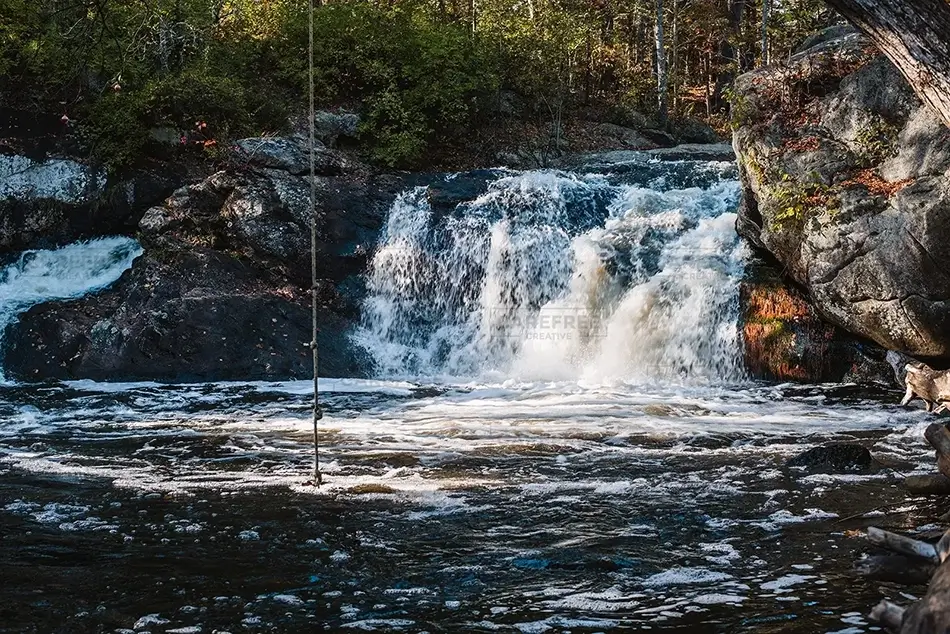 Mount Isinglass Recreation Area Miniature Waterfall