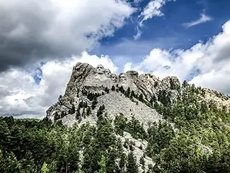 Mount Rushmore Natural Backdrop, Keystone, South Dakota