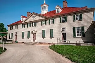 Mount Vernon Stately Mansion Entrance, Mt Vernon, Virginia