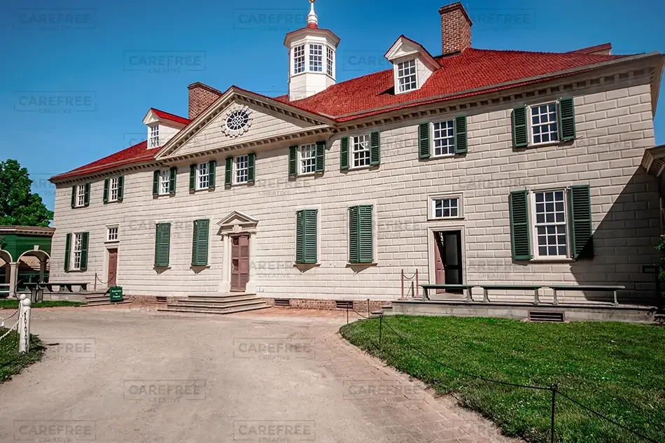 Mount Vernon Stately Mansion Entrance, Mt Vernon, Virginia · United States