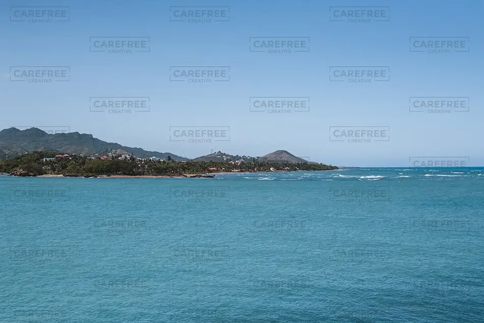 Coastal View with Turquoise Waters, Puerto Plata, Dominican Republic · Caribbean