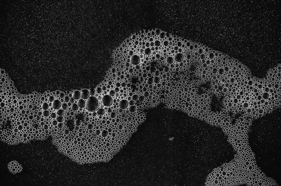 Myrtle Beach Ocean Bubbles Macro, Myrtle Beach, South Carolina · United States
