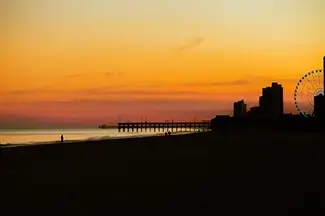 Myrtle Beach Orange Sky, Myrtle Beach, South Carolina