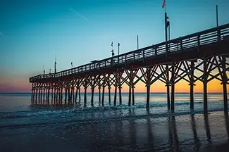 Myrtle Beach Pier Sunset, Myrtle Beach, South Carolina