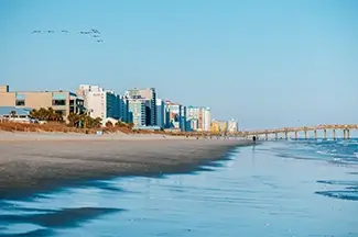 Myrtle Beach Oceanfront Skyline View, Myrtle Beach, South Carolina