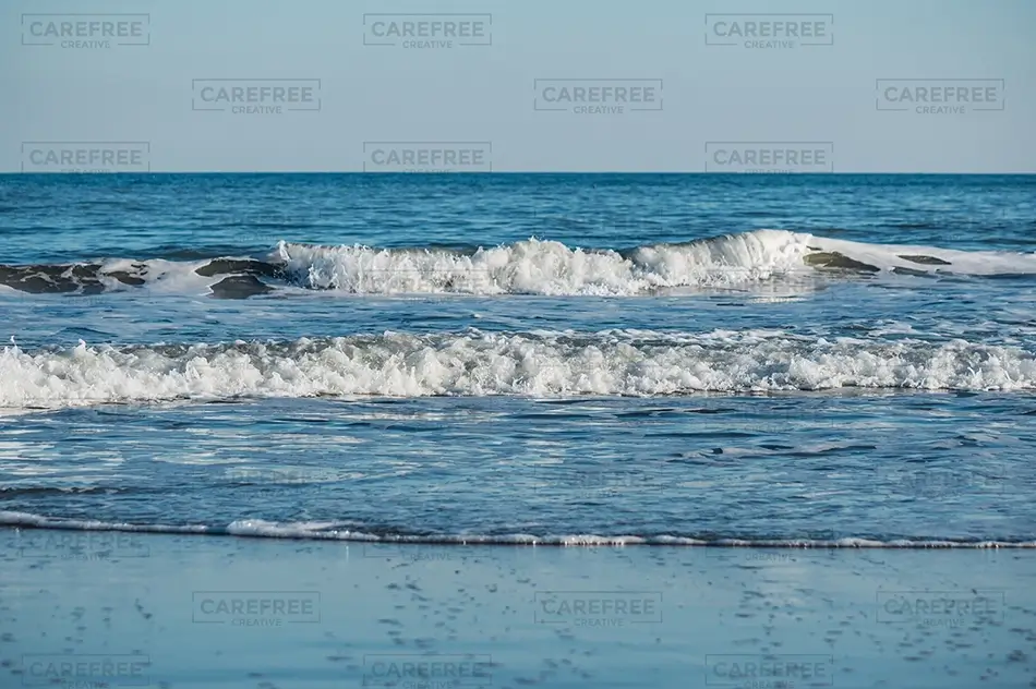 Myrtle Beach State Park Waves Rolling Ashore, Myrtle Beach, South Carolina · United States