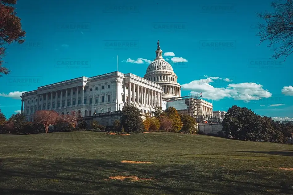 National Mall White Dome Of The Capital Building