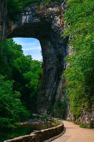 Natural Bridge State Park Iconic Archway, Natural Bridge, Virginia