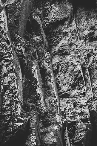 Natural Bridge State Park Textured Cliffside, Natural Bridge, Virginia