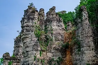 Natural Chimneys Verdant Pillars, Mt Solon, Virginia