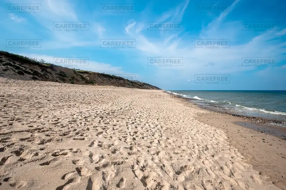 Nauset Lighthouse Beach Path Leading to Shore, Eastham, Massachusetts · United States