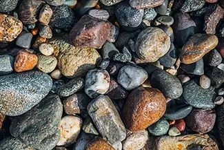 Nauset Lighthouse Shoreline Pebbles, Eastham, Massachusetts
