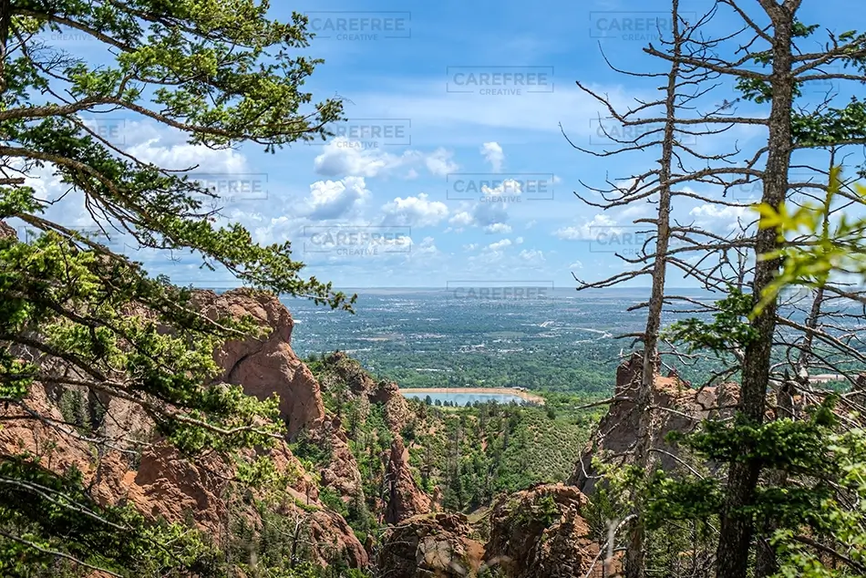 North Cheyenne Canon Park Scenic Mountain View, Colorado Springs, Colorado · United States