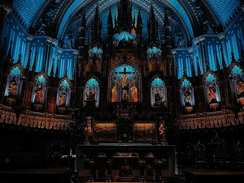 Notre-Dame Basilica of Montreal Gothic Resonance