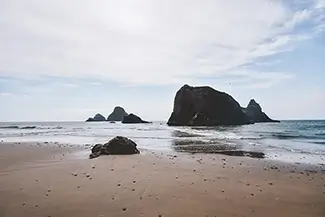 Oceanside Beach The Harmony of Sand, Stone, and Sea, Oceanside, Oregon