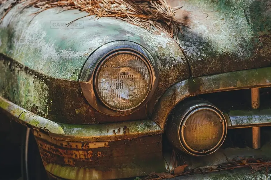 Old Car City USA Headlight, White, Georgia · United States