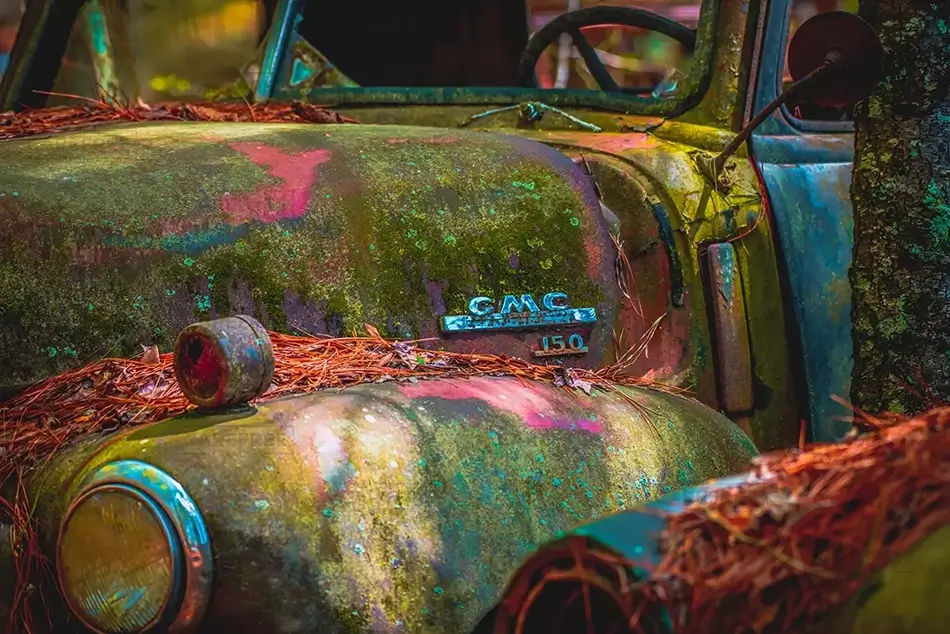 Old Car City USA Rust’s Rainbow Palette, White, Georgia · United States