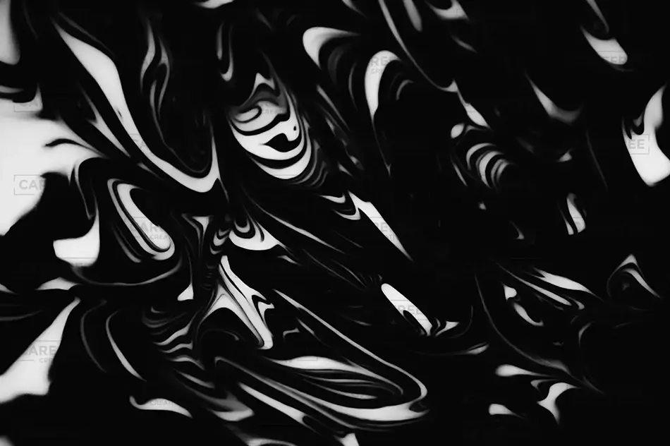 Monochrome Swirl Illusion