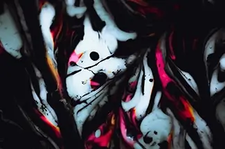 Sanguine Strokes Abstract