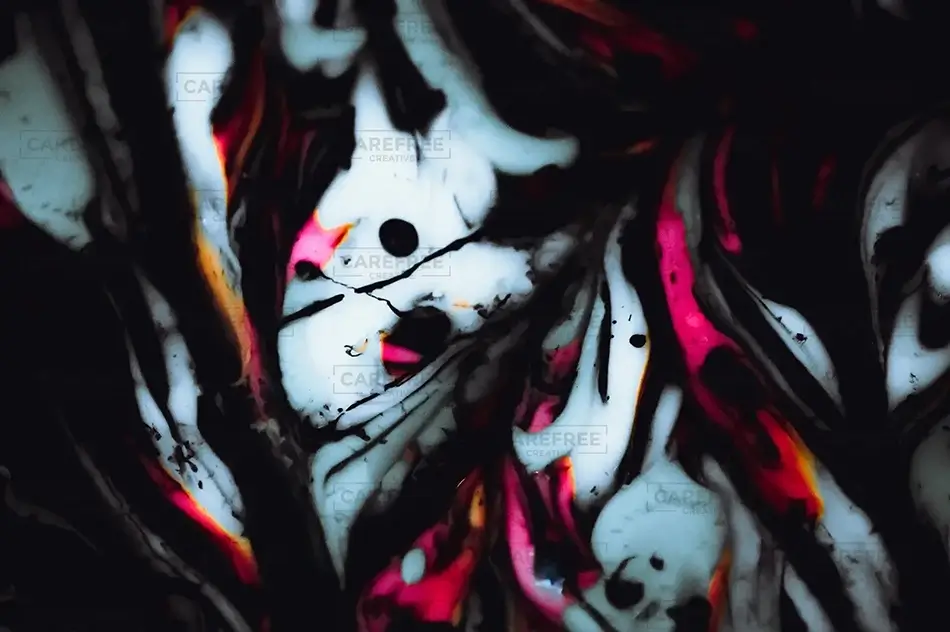 Sanguine Strokes Abstract