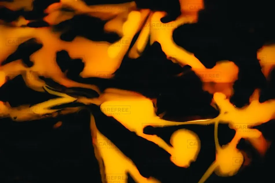 Ember Waves Abstract