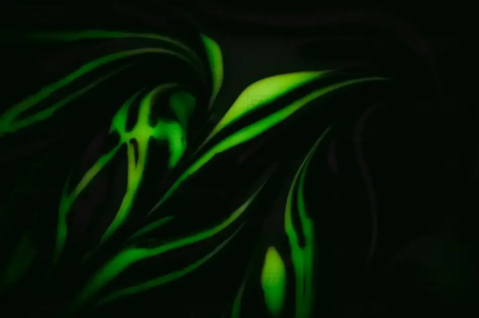 Emerald Whisper Abstract