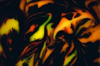 Tangerine Maelstrom Abstract