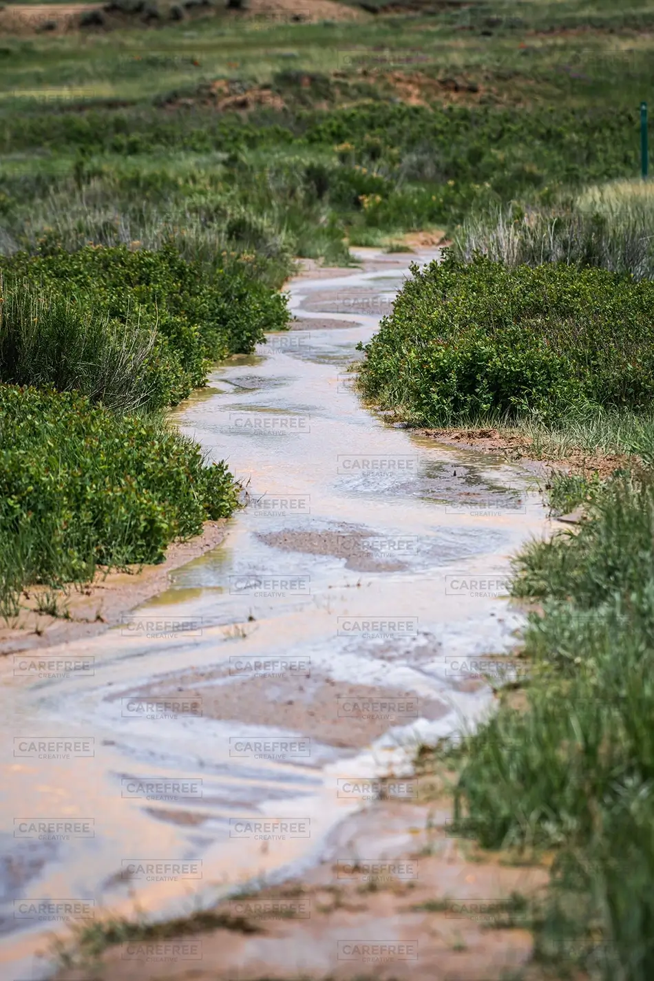 Paint Mines Interpretive Park Muddy Winding Stream, Calhan, Colorado · United States