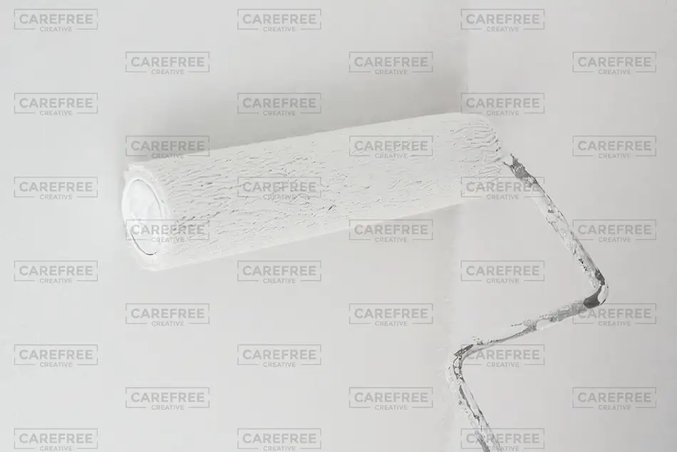 Painting White Paint Roller