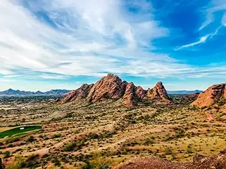 Papago Park Big Red Rocks, Phoenix, Arizona