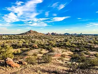 Papago Park Desert Expanse, Phoenix, Arizona