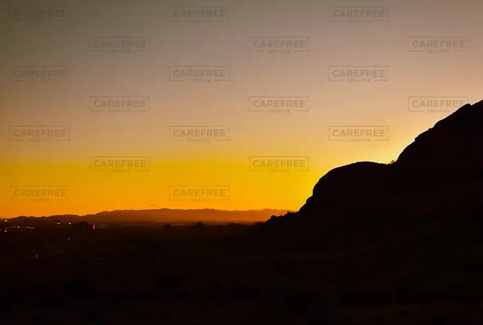 Papago Park Amber Sunset, Phoenix, Arizona · United States