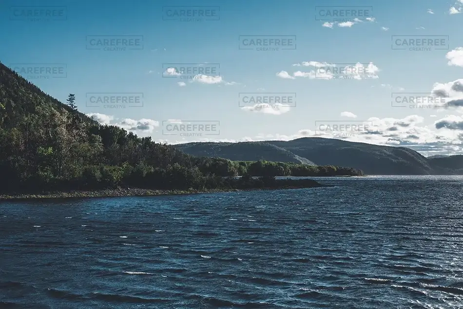 Saguenay Fjord National Park Pristine Blue Waters, Rivière-Éternité, Quebec · Canada