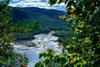 Saguenay Fjord National Park Serpentine River Flow, Rivière-Éternité, Quebec
