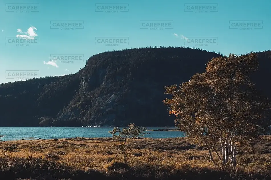 Saguenay Fjord National Park Hill Landscape, Rivière-Éternité, Quebec · Canada