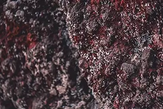 Paulina Creek Rich Red Stone Texture, La Pine, Oregon