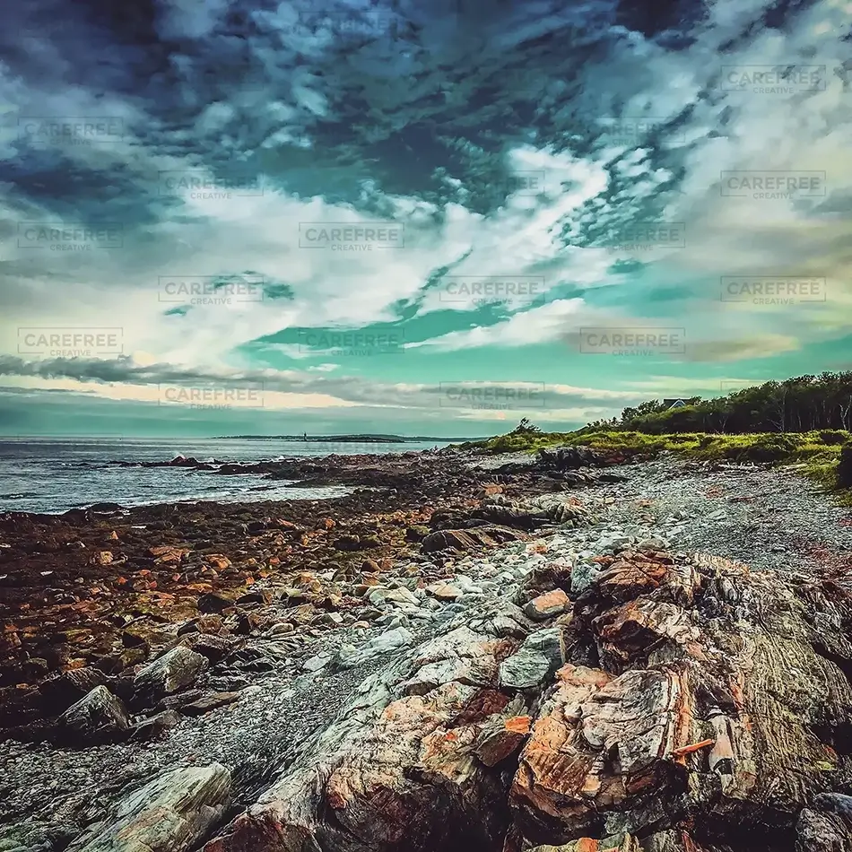Peaks Island Cairn Beach, Peaks Island, Maine · United States